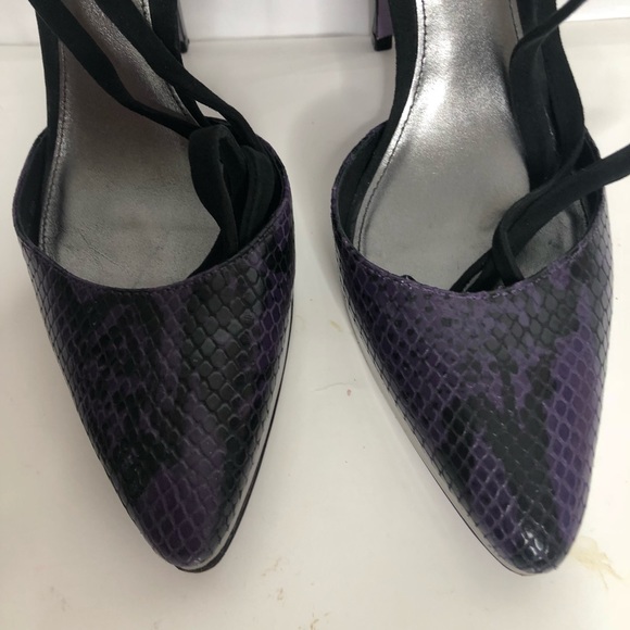 Bebe Black Ankle Strap Stiletto - Picture 9 of 9